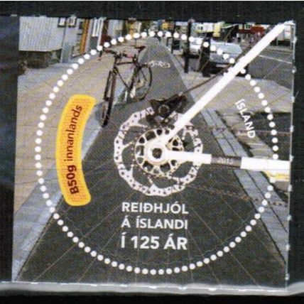 2015 Iceland Sc# 1363 - Bicycles 125 years B50g Mint NH