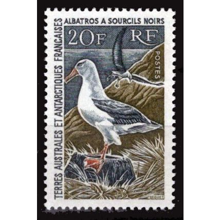 FSAT TAAF 28 MNH Black-browed Albatross (bird) ZAYIX FSA-S0040