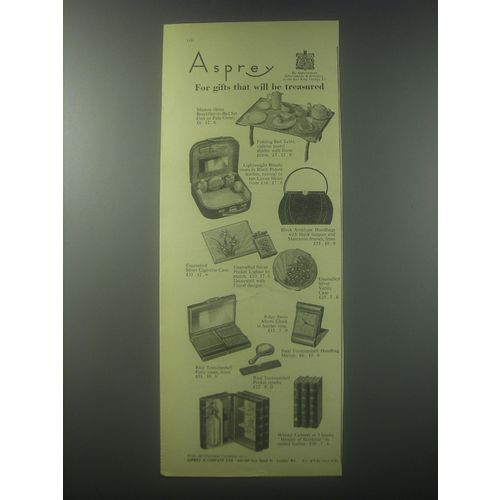 1954 Asprey gifts Ad - Asprey for gifts that will be treasured
