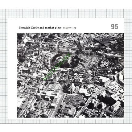 9918) Norwich Castle And Cathedral - 1980s Cutting / Print