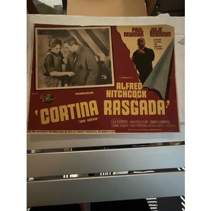 Torn Curtain..Paul Newman /Julie Andrews...Mexican LOBBY CARD