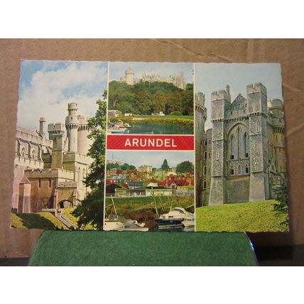 multiview, ARUNDEL, SUSSEX. unused postcard by Constance vgc =