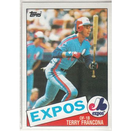 1985 Topps Baseball card 578 Terry Francona