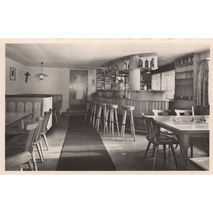 Hotel Pension Post Zwieselstein Tirol Austria Old Photo Postcard