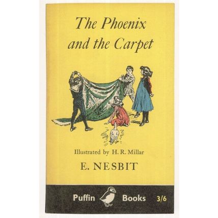 The Phoenix And The Carpet 1959 Puffin Book Postcard