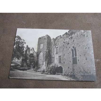 Early Postcard - Banqueting Hall, Chepstow Castle - Monmouthshire
