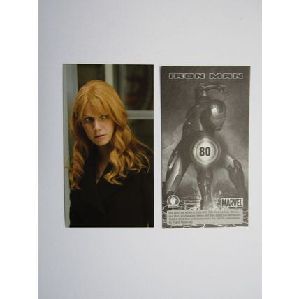 Marvel - Iron Man The Movie 2008 - Preziosi Sticker Drop-down Choice (e18)