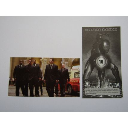 Marvel - Iron Man The Movie 2008 - Preziosi Sticker Drop-down Choice (e18)