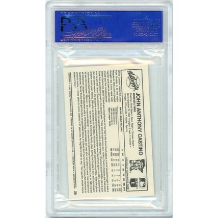 1982 Kellogg's John Castino #29 PSA 9 P1385