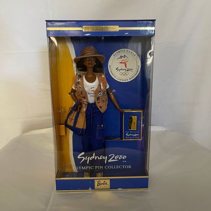 Mattel 1999 Barbie Doll Sydney 2000 Olympic Pin Collector Doll #26302