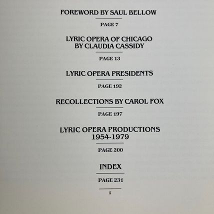 Lyric Opera Of Chicago Claudia Cassidy 1979 Hardcover Book