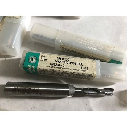 LOT 11 NEW METAL REMOVAL SOLID CARBIDE REAMER 747221630 Q67218-2 5994625Q10,AG