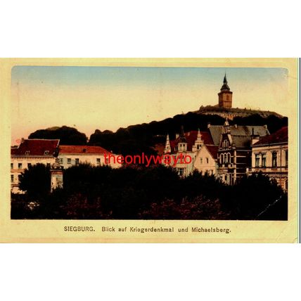 Siegburg, Germany, J G Franken, Postcard,