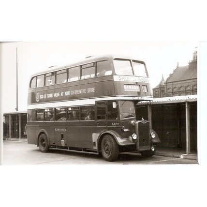 Black & White Photograph of Northern General Transport Co. Ltd. - GUP 804