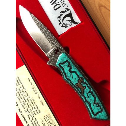 Native Steel By David Yellowhorse Deer Mountain Buck Knife #50 of 100 Limited