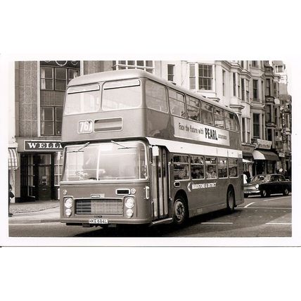 Black & White Photograph of Maidstone & District Motor Services Ltd. - HKE 684L