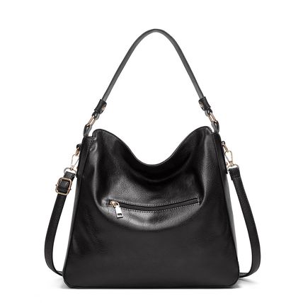Women Handbags Purse Ladies Boho Shoulder Bag Crossbody Purses Faux Leather Blac