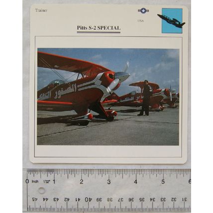 Pitts S-2 Special - USA - Trainer - Collectors Club Card