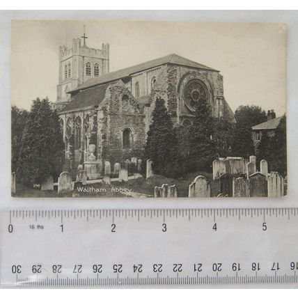 vintage postcard Waltham Abbey