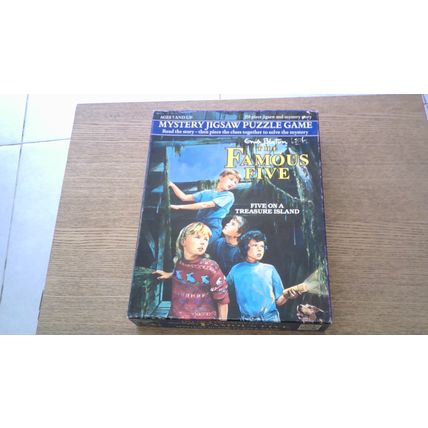 FAMOUS FIVE: FIVE ON TREASURE ISLAND Mystery Jigsaw Puzzle (250 Piece) 1991