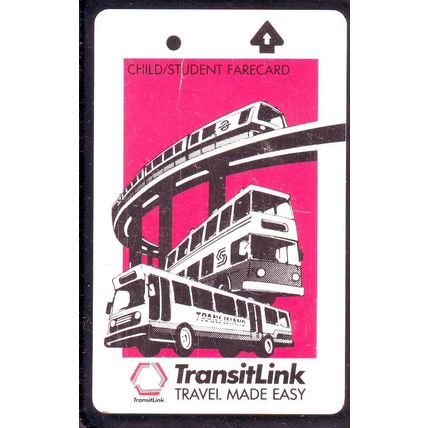 Travel Make Easy S'pore Transitlink Train/Bus Card