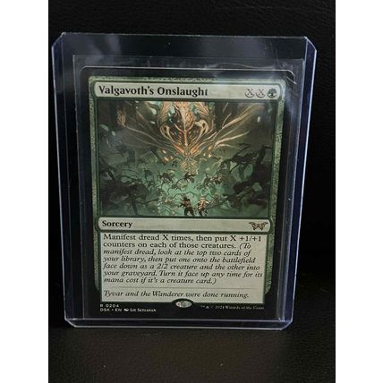 Valgavoth's Onslaught Duskmourn: House of Horror Magic: the Gathering Trading Ca