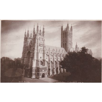 EC794 CANTERBURY CATHEDAL . PRINTED POSTCARD