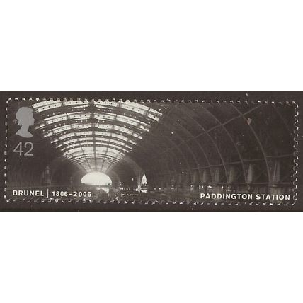 2006 GB, Brunel, Paddington Station, NH Mint Stamp, SG. 2609