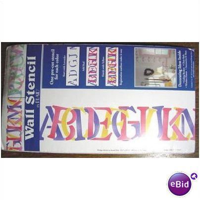 New Alphabet Wall Stencils