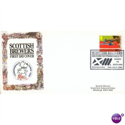 GB Cover 1986 - Scottish Brewers - Commonwealth Games