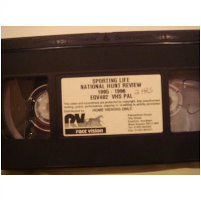 VHS (PAL Format) - 1995/96 NATIONAL HUNT RACING SEASON (RACE VIDEO) ~VIDEO~