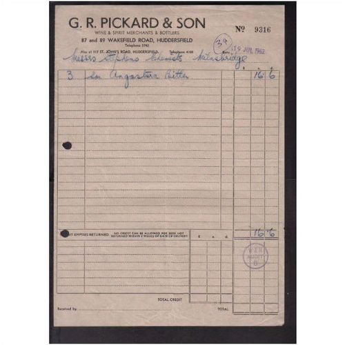 G R PICKARD & SON, WAKEFIELD RD, HUDDERSFIELD, 19JUL1962