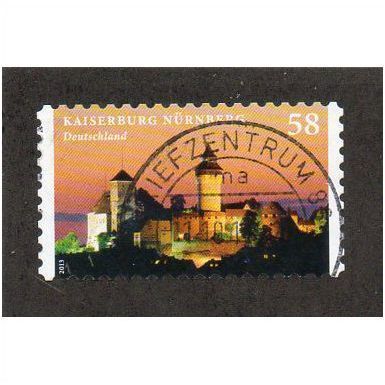 GER 2013 €0.58 (S/A) 'NUREMBURG CASTLE' FINE USED (EBID30-727)