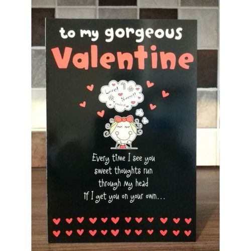 to my gorgeous Valentine