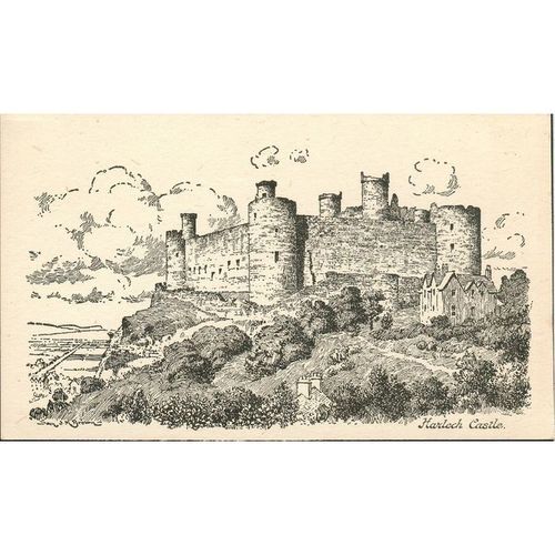 Harlech Castle, Merionethshire, South Wales