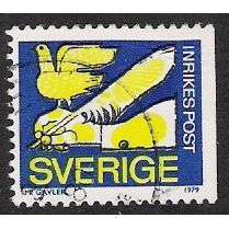 Fa 1074 B: blue and yellow Discount Stamp, perf. 12.75, imperf. to right.