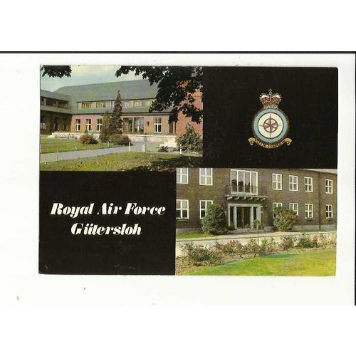 Germany ROYAL AIR FORCE GUTERSLOH Postcard