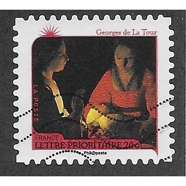 FRA 2011 (60c)(S/A) 'CHRISTMAS - GEORGES DE LA TOUR' FINE USED (EBID56-625)