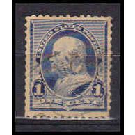 Used 219 1c Benjamin Franklin Almost Very Fine RA0624