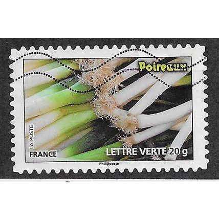 FRA 2012 ( LETTER 20g) 'GREEN VEGETABLES ' FINE USED (EBID76-178)