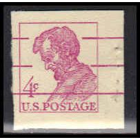 Used UX48 4c Abraham Lincoln Fine Cut Square Z2896