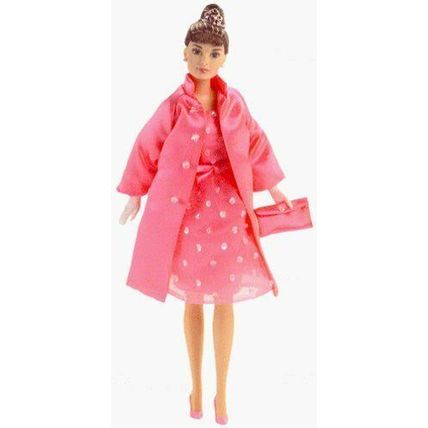 Mattel 1998 Audrey Hepburn In Breakfast At Tiffany's Pink Princess Fashion Doll