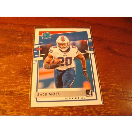 2020, Panini, Donruss, Rated Rc, 4-Cards, w/Variations, ZACK MOSS, Bills