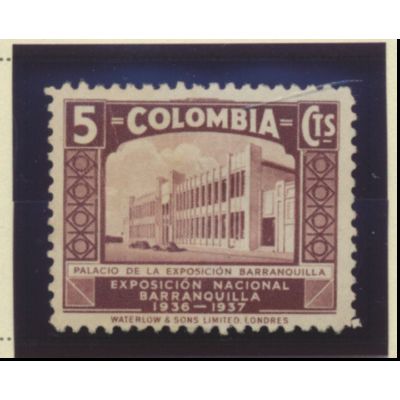Colombia Stamp Scott #448, Unused, No Gum