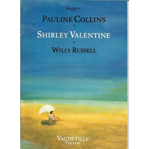 SHIRLEY VALENTINE Pauline Collins 1988 Vaudeville Theatre Programme