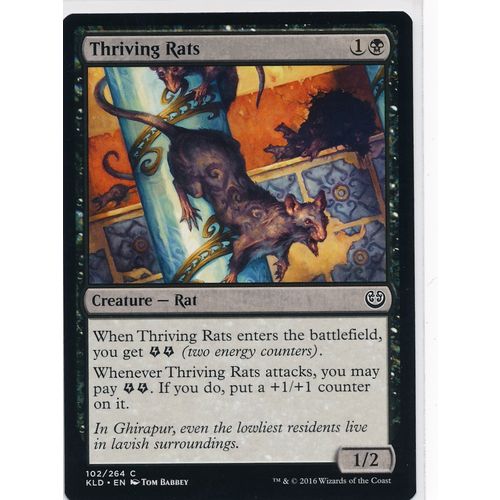 Magic the Gathering MTG Kaladesh 102/264 Thriving Rats