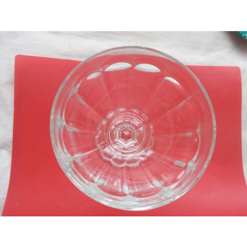 GLASS /COMPOTE / FRUIT 5" (03/02) # # #