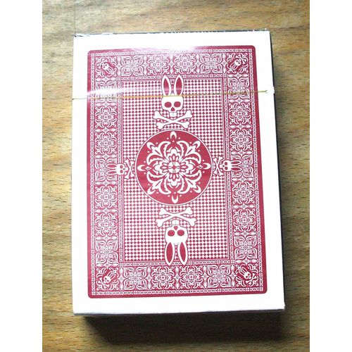 Psycho Bunny Playing Cards - Deck Of Cards - 1 Deck - Red - New