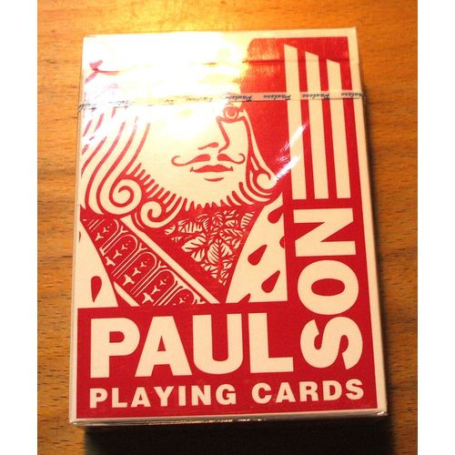 Kenmore Lanes CASINO Deck Of Cards - PAULSON - Red - New