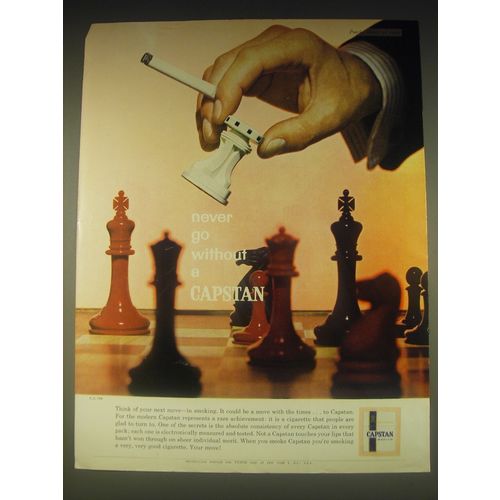 1962 Capstan Cigarettes Advertisement